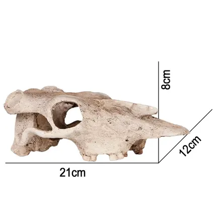 Декорація череп буйвола Terrario Buffalo Skull 21x12x8см (22128): додаткове фото 2