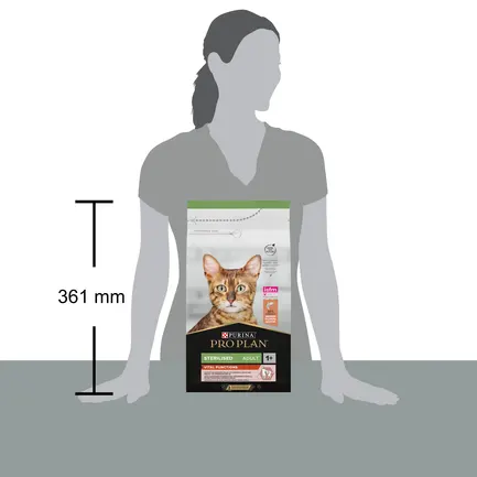 Сухий корм PRO PLAN Sterilised Adult 1+ Vital Functions для дорослих котів після стерилізації з лососем 1,5 кг: додаткове фото 4