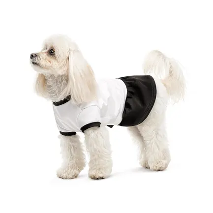 Сукня Chanti ТМ Pet Fashion для собак S білий/чорний: додаткове фото 2