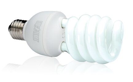 Лампа тераріумна Exo Terra Repti GLO 2.0 Natural Light для усіх видів рептилій та амфібій, люмінесцентна, 26 W, E27 (для опромінення) — Фото 1