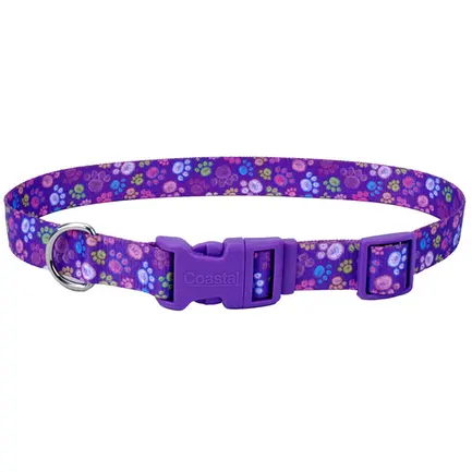 Coastal Pet Attire Styles КОСТАЛ СТАЙЛС нашийник для собак, 1х12-30см Лапки