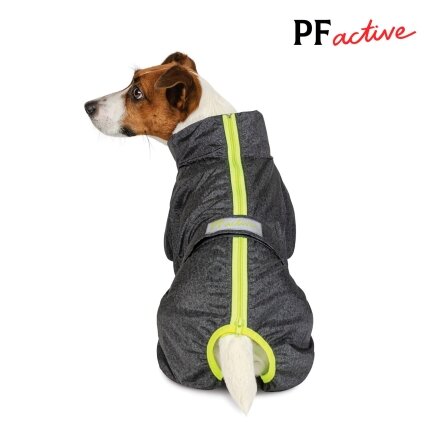 Дощовик Pet Fashion «Rain» для собак, розмір M2, сірий — Фото 2