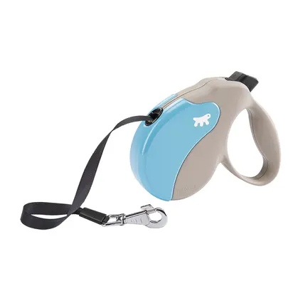 Ferplast AMIGO M TAPE BEIGE-BLUE Рулетка-поводок зі стрічкою