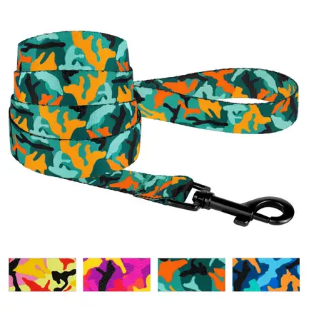Повідець для Собак BronzeDog Urban Camo Нейлоновий Зелений M: додаткове фото 4