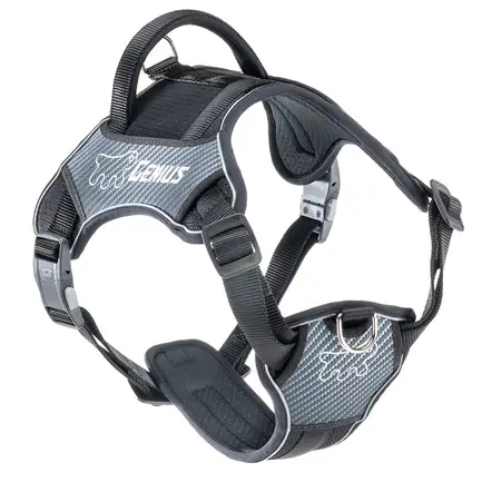 Ferplast GENIUS LARGE BLACK HARNESS нейлонова шлея для тварин чорна