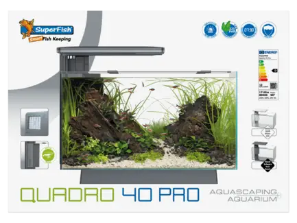 Акваріумний набір SuperFish Quadro 40 Pro White (A4052200): додаткове фото 5