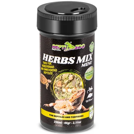 Рослинна суміш для рептилій і черепах Repti-Zoo Herbs Mix Menu 250мл.: додаткове фото 4