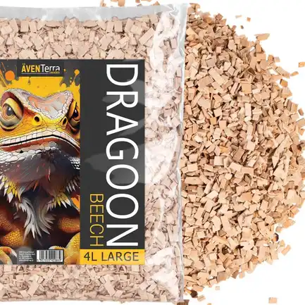 Натуральна деревна підстилка Aventerra DRAGOON Beech Large 4л для рептилій, павуків і гризунів: додаткове фото 5