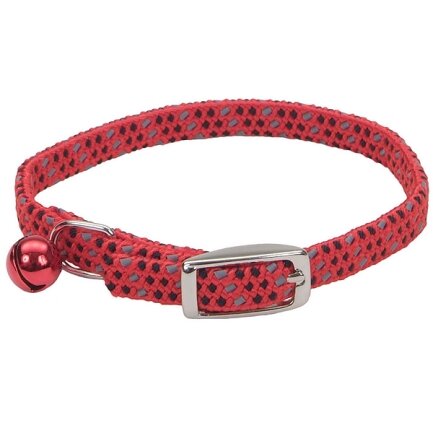 Coastal Li`l Pals Reflective Kitten Collar КОСТАЛ ЛІТТЛ ПЕЛС КІТТЕН світловідбивний нашийник для кошенят, 0.9х20см Червоний