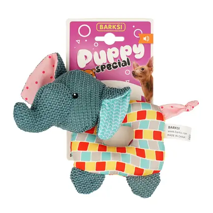 Іграшка для Дрібних Собак Barksi Puppy Special Слон з Пищалкою 18 см -: додаткове фото 2