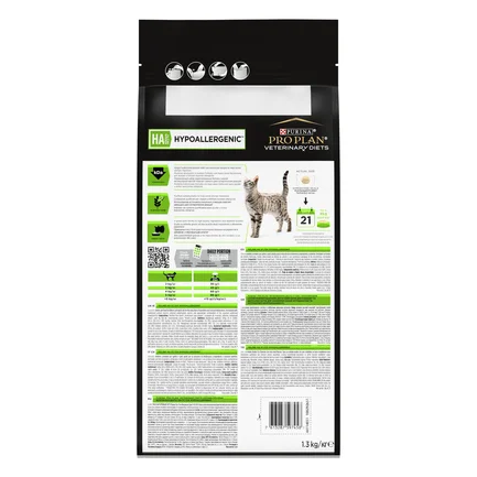 Сухий корм для кішок при харчовій алергії Purina Pro Plan Veterinary Diets HA 1.3 кг: додаткове фото 3