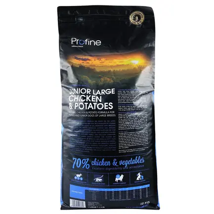 Сухий корм Profine Junior Large для цуценят та юніорів великих порід, з куркою та картоплею, 15 кг: додаткове фото 4