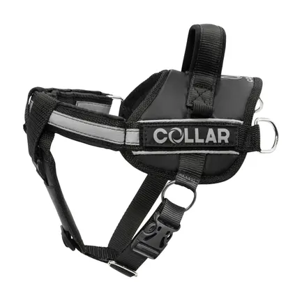 Шлея "Dog Extreme" "POLICE" №2 (В:40-60см), чорний