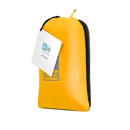 Курточка для собак AiryVest двостороння, L65, A 62-65, B 87-89, C 60-65, жовто-чорна: додаткове фото 3