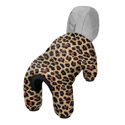 Комбінезон для собак WAUDOG Clothes малюнок "Леопард", S40, В 58-61 см, С 33-38 см: додаткове фото 2