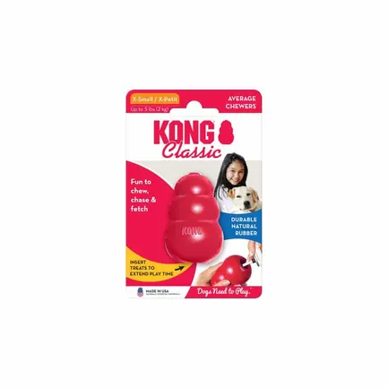 Іграшка KONG Classic груша-годівниця для собак мініатюрних порід, XS: додаткове фото 2