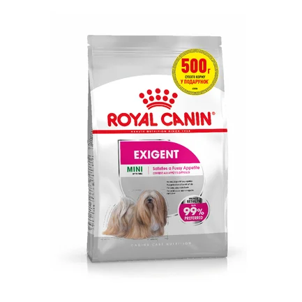 Сухий корм Royal Canin MINI EXIGENT для дорослих собак всіх порід 2.5кг+500г