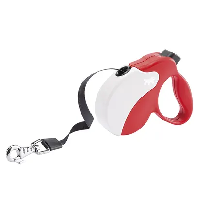 Ferplast AMIGO S TAPE RED-WHITE Рулетка-поводок зі стрічкою