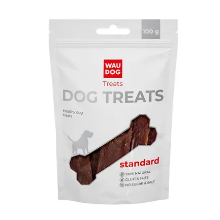 Ласощі для собак WAUDOG Treats "Качине в'ялене м'ясо", 100 г: додаткове фото 2