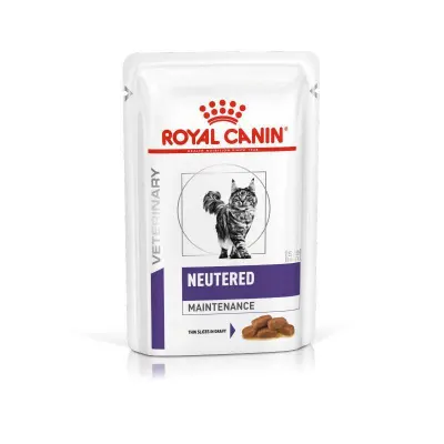 Дієтичний вологий корм Royal Canin NEUTERED MAINTENANCE CAT (шматоки у соусі) для котів 85г 8+4