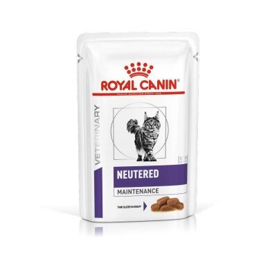 Дієтичний вологий корм Royal Canin NEUTERED MAINTENANCE CAT (шматоки у соусі) для котів 85 г