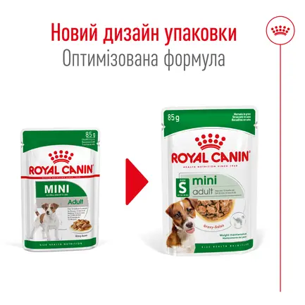 Вологий корм Royal Canin MINI ADULT для дорослих собак всіх порід 85 г: додаткове фото 2