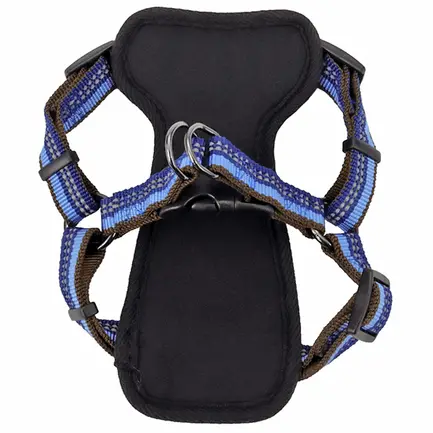 Coastal K9 Explorer Harness КОСТАЛ К9 ЕКСПЛОРЕР світловідбивна шлея з нагрудником для собак 2.3-4.5кг Сапфіровий