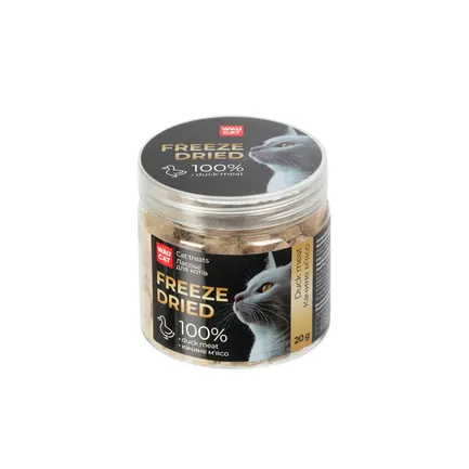 Ласощі для котів WAUCAT Treats Freeze dried Качине м'ясо, 20 г: додаткове фото 2
