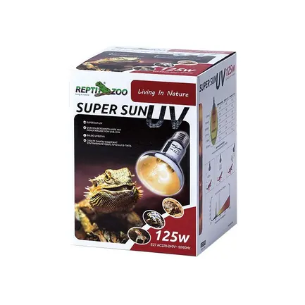 Лампа ртутна Repti-Zoo SuperSun UVA/UVB 125W (P125125): додаткове фото 2