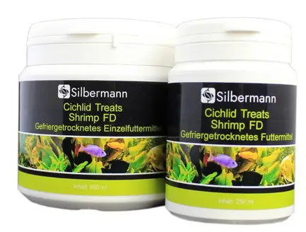 Корм Silbermann Cichlid Treats FD Shrimp 120 ml (SIS199) креветки сублімовані для цихлід та черепах