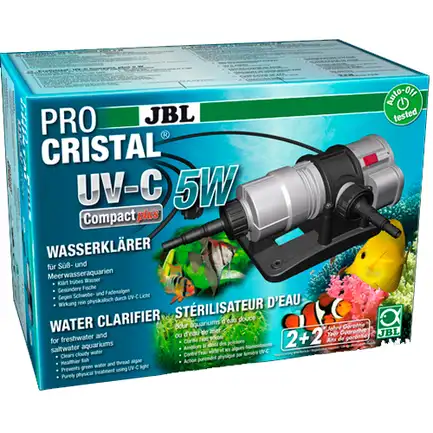 Стерилізатор JBL ПроКрістал Компакт плюс UV-C 5W (60470)