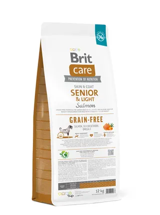 Сухий корм Brit Care Dog Grain-free Senior & Light для старіючих собак, беззерновий з лососем, 12 кг: додаткове фото 3
