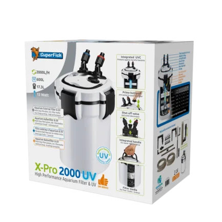 Зовнішній фільтр SUPERFISH X PRO 2000 UV (N7031615): додаткове фото 2