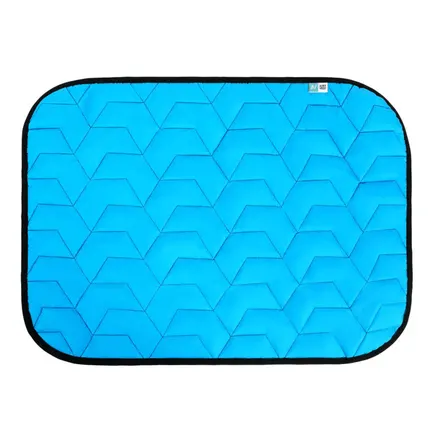 Підстилка AiryVest для собак, блакитна/чорна, розмір L, 100х70 см: додаткове фото 2