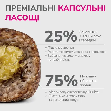 LK Baits Pet Nutrigo Treat Veal Функціональні ласощі для собак з яловичиною та качиним соусом (Ø 12 мм), 150 г: додаткове фото 3
