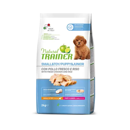 Natural Trainer Super Premium Puppy&Junior Mini сухий корм для цуценят дрібних порід у віці від 1 до 12 місяців 2 кг