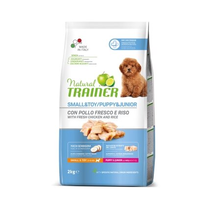 Natural Trainer Super Premium Puppy&amp;Junior Mini сухий корм для цуценят дрібних порід у віці від 1 до 12 місяців 2 кг