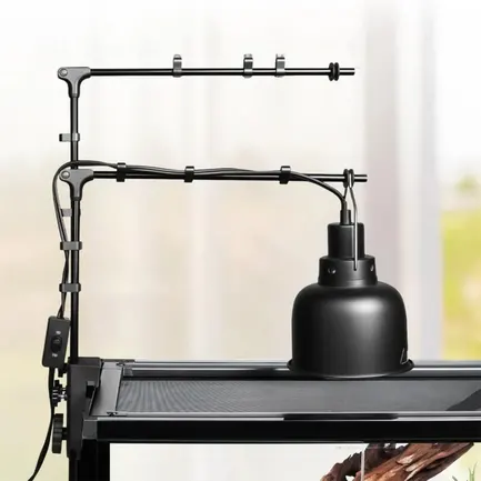 Тримач для ламп Repti-Zoo Dual Light Bracket LH023D подвійний кронштейн для тераріуму 360°: додаткове фото 2