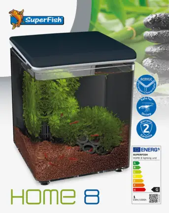 Акваріум акриловий - Superfish Home 8 BLACK (A4051255): додаткове фото 2