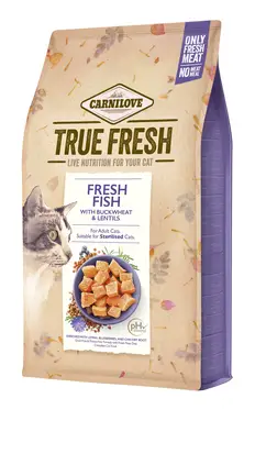 Сухий корм Carnilove True Fresh Cat для для дорослих котів, з рибою, 4,8 кг