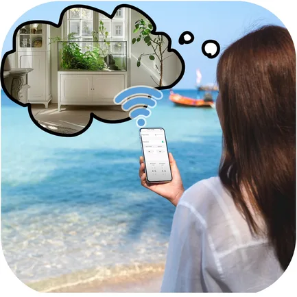 Термогігрометр електронний з Wi-Fi Repti-Zoo Smart Wi-Fi thermo-hygrometer (ZSH105): додаткове фото 4