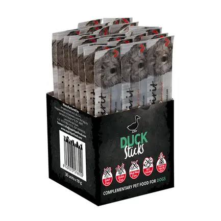 AS DOG Sticks Duck (н/в ласощі з качки, палички x30) 300г.