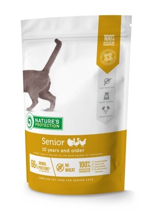 Сухий корм для літніх котів Nature&#039;s Protection Senior 400g