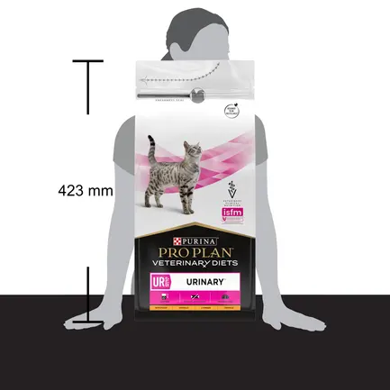 Сухий дієтичний корм PRO PLAN VETERINARY DIETS UR Urinary для дорослих котів для розчинення та зниження утворення струвітних каменів з куркою 1,5 кг: додаткове фото 4