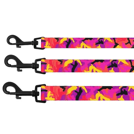 Повідець для Собак BronzeDog Urban Camo Нейлоновий Рожевий M: додаткове фото 3