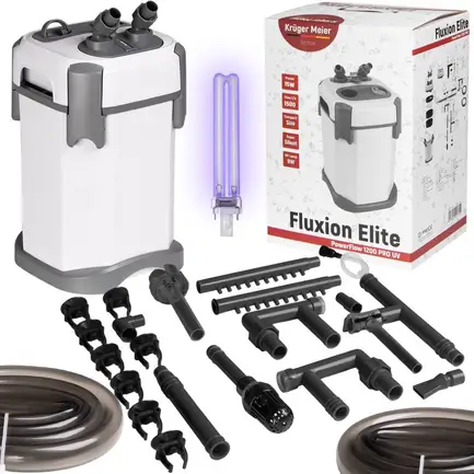 Зовнішній фільтр Kruger Meier Fluxion Elite 1800 UVC PRO для акваріумів 120-350 літрів: додаткове фото 2
