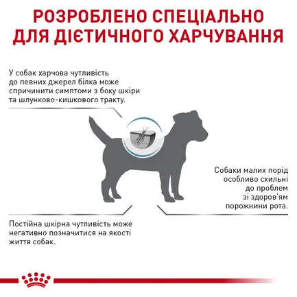 Дієтичний сухий корм Royal Canin ANALLERGENIC SMALL DOG для собак 3 кг: додаткове фото 5