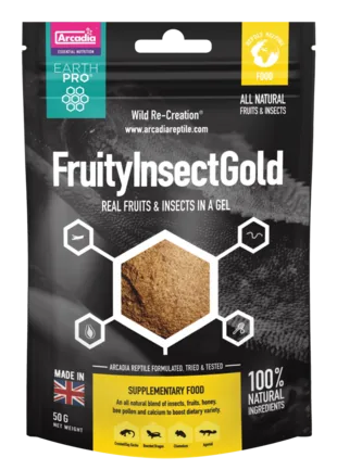 ARCADIA EARTH PRO JELLYPOT GOLD, FRUITYINSECT GOLD 50 GRAM (R9100080) корм для приготування желе