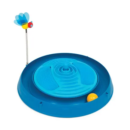 Інтерактивна іграшка Catit Circuit Ball Toy with Catnip Massager для кота, з масажером та котячою мятою (пластик, гума): додаткове фото 2