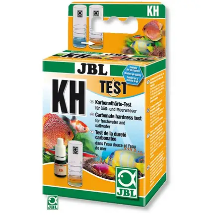 Експрес-тест JBL KH Test для визначення карбонатної жорсткості в прісноводних / морських акваріумах і ставках